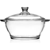 Terrina/Tigela de Vidro com Tampa 2,5L N247090-3 - Quanhe