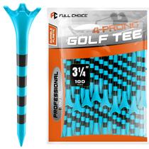 Tês de golfe Full Choice 3,25" de plástico, pacote com 100, azul