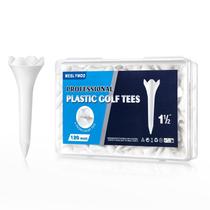 Tês de golfe Weslymoo 1,5" de plástico, pacote com 120 unidades, baixa fricção Tês de golfe Weslymoo 1,5" de plástico, pacote com 120 unidades, baixa fricção