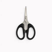 Tesoura 10 Cm Lâmina De Aço Inoxidável Resistente Universal Preto Tesoura 10 Cm Lâmina De Aço Inoxidável Resistente Universal Preto