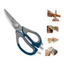 Tesoura 2 em 1 Multifuncional Desmontável Peixe Inox Prana Tesoura 2 em 1 Multifuncional Desmontável Peixe Inox Prana