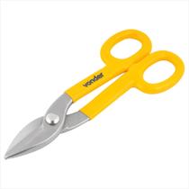 Tesoura 8" para chapas modelo americano corte reto - Vonder