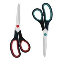 Tesoura Aksiko Kit com 2 Peças 19 cm Multiuso para Escritório e Casa Tesoura Aksiko Kit com 2 Peças 19 cm Multiuso para Escritório e Casa