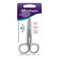 Tesoura Anatômica Para Unhas Merheje Basic Curva 3,5/8 - Merheje