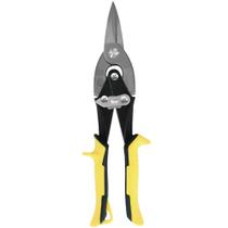 Tesoura Aviação Corte Reto Chapa Ferro Inox Profiss. 25Cm