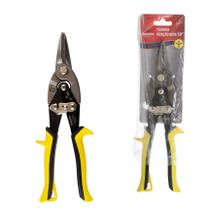 Tesoura Aviação Reta Para Corte de Chapas Metal Aço - 10 Polegadas - Corneta Ferramentas Tesoura Aviação Reta Para Corte de Chapas Metal Aço - 10 Polegadas - Corneta Ferramentas