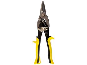 Tesoura Aviação Reta Para Corte de Chapas Metal Aço - 10 Polegadas - Corneta Ferramentas