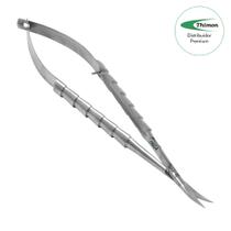 Tesoura Castroviejo 14cm Curva Com Serrilha Tesoura Castroviejo 14cm Curva Com Serrilha