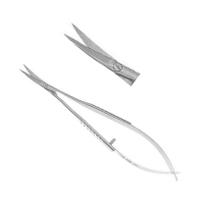 Tesoura Castroviejo Curva 12cm - Odonto/ Medica/ Cutilagem Aço Inoxidável - SL INSTRUMENTOS