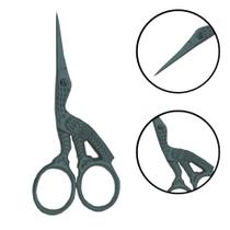 Tesoura Cegonha Premax 9Cm Ouro Negro V71250312Sq