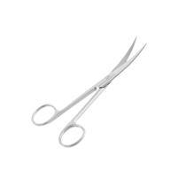 Tesoura Cirúrgica 15cm Curva Fina/fina ABC Instrumentos Tesoura Cirúrgica 15cm Curva Fina/fina ABC Instrumentos