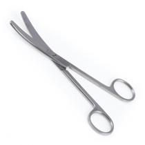 Tesoura Cirúrgica Romba/Romba Curva 16 cm Tesoura Cirúrgica Romba/Romba Curva 16 cm