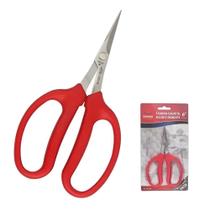 Tesoura Colheita Desbaste Raleio Bonsai Uva 6Pol Corneta