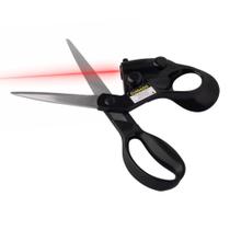 Tesoura Com Guia Laser Para Corte Preciso Costura Artesanato - C3b