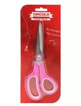 Tesoura Comfort Circulo 8,5 Polegadas 21,5 cm Rosa