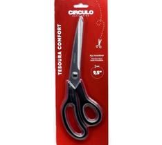 Tesoura Comfort Círculo 9,5" - Preto