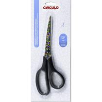 Tesoura Comfort Estampada Círculo 21,5cm - Botões