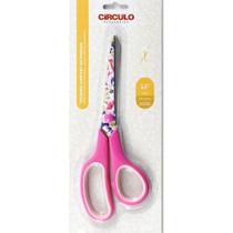 Tesoura Comfort Estampada Círculo 21,5cm - Floral