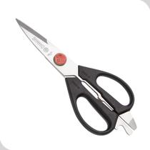 Tesoura Corte Cozinha Preta Mundial 21cm Média Inox