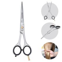 Tesoura Corte de Cabelo Profissional Barbeiro Cabelereiro Gold Line Navalha 6,5" Multiuso Dompel Tesoura Corte de Cabelo Profissional Barbeiro Cabelereiro Gold Line Navalha 6,5" Multiuso Dompel
