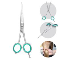 Tesoura Corte de Cabelo Profissional Barbeiro Cabelereiro Hair Fio Laser 6.0" Multiuso Dompel Tesoura Corte de Cabelo Profissional Barbeiro Cabelereiro Hair Fio Laser 6.0" Multiuso Dompel