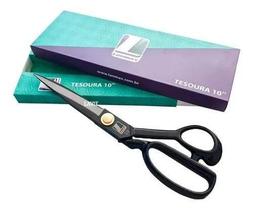 Tesoura Costura Reforçada Profissional Alfaiate 12 poleadas titanium Lanmax
