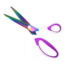 Tesoura Costura Titanium Colors Okachi Ok-005 21cm Cor Lilás