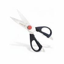 Tesoura Cozinha Mundial Multiuso Grande 12cm 666N Aço Inox Desmontável Corte Alimentos