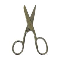 Tesoura Cromada 3D Profissional Multiuso Em Aço Inox 17,6 cm
