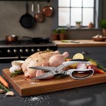 Tesoura Culinária Para Frango Chef Cozinheiro