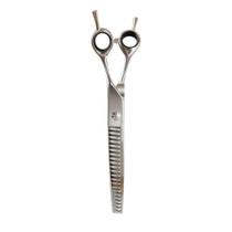 Tesoura curva tubarão 7,5 pol aço 440 propetz tosar cães pet