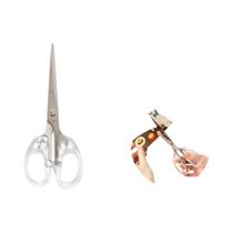 Tesoura De Aço Inoxidável Com Design Seguro Para Corte De Papel, Artesanato, Diário, Material De