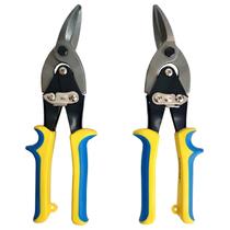 Tesoura De Aviação Kit 2 Peças Corte Esquerdo E Direito 10" Tesoura De Aviação Kit 2 Peças Corte Esquerdo E Direito 10"