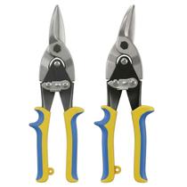 Tesoura De Aviação Kit 2 Peças Corte Reto E Esquerdo 10” Tesoura De Aviação Kit 2 Peças Corte Reto E Esquerdo 10”