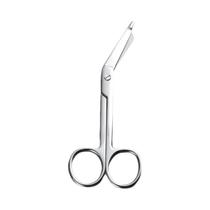 Tesoura De Bandagem De Aço Inoxidável De 14cm Com Lâminas Afiadas De Ponta Cega Para Corte Preciso Tesoura De Bandagem De Aço Inoxidável De 14cm Com Lâminas Afiadas De Ponta Cega Para Corte Preciso