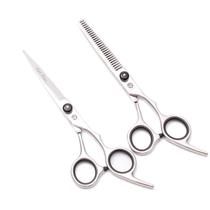 Tesoura de Barbeiro Dragão Roxo 6 Polegadas - Aço Inoxidável - Conjunto para Corte e Desbaste Tesoura de Barbeiro Dragão Roxo 6 Polegadas - Aço Inoxidável - Conjunto para Corte e Desbaste