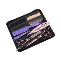 Tesoura De Cabeleireiro Profissional De 6 Polegadas, Tesoura De Desbaste Inoxidável, Barbearia,