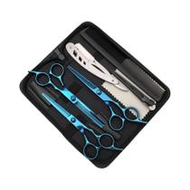 Tesoura De Cabeleireiro Profissional De Alta Qualidade Em Aço Japonês 440C, Tesoura De Corte Com