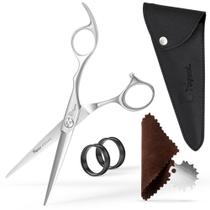 Tesoura de cabelo Fagaci Professional de 15 cm com lâminas extremamente afiadas Tesoura de cabelo Fagaci Professional de 15 cm com lâminas extremamente afiadas