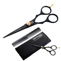 Tesoura de cabelo Sanguine para todos os tipos de cabelo de 14 cm com estojo e ponta