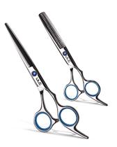 Tesoura de corte de cabelo, kit de tesouras de desbaste ULG de 6,5 polegadas