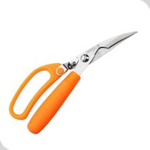 Tesoura de Cozinha 21cm Mundial Lamina Inox Laranja
