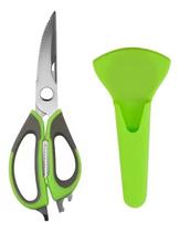 Tesoura De Cozinha Inox Com Imã Multiuso Desmontável