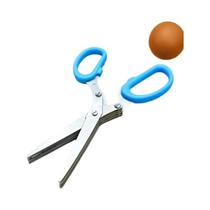 Tesoura De Cozinha Multicamadas Em Aço Inoxidável, Cortador De Ervas, Alho, Cebola E Temperos,