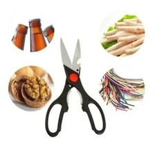 Tesoura De Cozinha Multiuso Com Quebra Nozes Aço 21 Cm - Clink