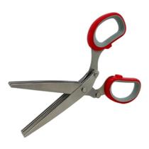 Tesoura De Cozinha Para Temperos Com 5 Lâminas De Aço Inox Tesoura Culinária Para Picar Temperos E Ervas Top Chef Tesoura De Cozinha Para Temperos Com 5 Lâminas De Aço Inox Tesoura Culinária Para Picar Temperos E Ervas Top Chef