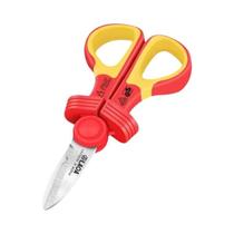 Tesoura De Eletricista LAOA VDE De 6 Polegadas, Cortador De Cabos Isolados 1000V, Tesoura Curva,