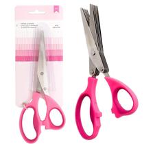 Tesoura de Franja American Craft Fringe Scissor Pink - 320653 Tesoura de Franja American Craft Fringe Scissor Pink - 320653