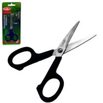 Tesoura de Inox 4&quot para Bordar - Cabo de Plástico - Tudo em Caixa