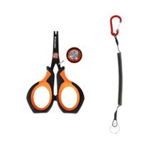 Tesoura De Linha Trançada Em Aço Inoxidável Revestida De Titânio, Anti-Ferrugem, Cabo